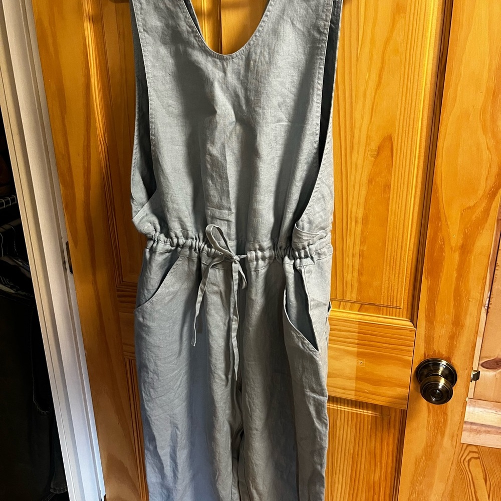 NotPerfect Linen Loose Jumpsuit